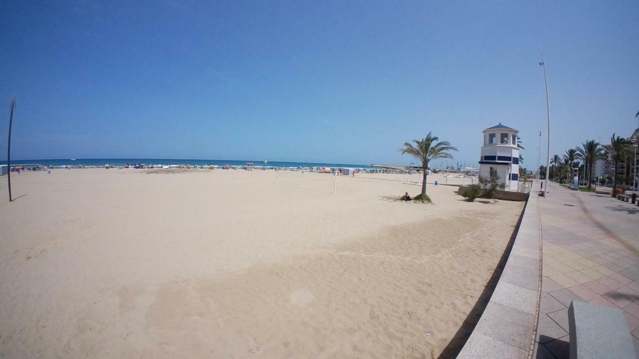 Preciosos Apartamentos Caracola En La Primera Linea De La Playa De Gandía Exteriör bild